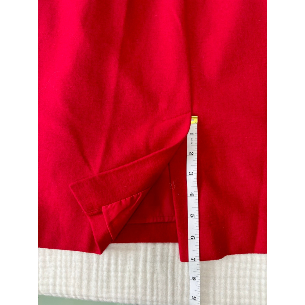 Women's Banana Republic Red Short Sleeve Dress Size 4 Wool - Picture 8 of 10